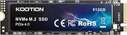 KOOTION SSD 512GB Nvme SSD PCIe 4.0 Internal Hard Drive 5200MB/s Reading, 4500MB/s Write, 512GB SSD 3D NAND Flash Internal Solid State Drive for PS5, Programs, Gaming and Video Editing