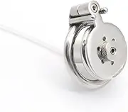 BDSM Stainless Steel Chastity Cage Penis Cage Chastity Belt Man With Urethral Dilator 3 Sizes Cock Rings SM Cock Cage Chastity Cage Bondage Penis Cage Sex Toys For Men(B,40mm)