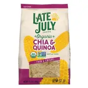 Organic Thin And Crispy Tortilla Chips With Chia Quinoa