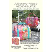 Weekend Duffle Pattern (Includes Bag Stays) - Aunties Two Patterns Sewing Craft