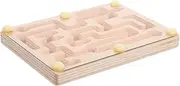 LRXIYODE Funny Puzzle Maze Board Educational Rolling Beads for Balance Training Game to Enhance Brainpower Coordination Lightweight for Ages for Home Travel