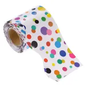 2.24"x32.8Ft Bulletin Board Border Scalloped Trim Strip Wall Decor Colorful Dots