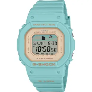 【CASIO 卡西歐】G-SHOCK ITZY 禮志配戴款 G-LIDE 衝浪潮汐女錶手錶(GLX-S5600-3)