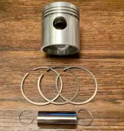 Benelli / Motobi 125cc Sprite 2nd Over (54.4mm) Piston Kit w/ Rings Pin & Clips