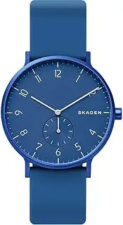 [SKAGEN DENMARK] Aaren Colored Silicone Quartz Minimalistic 41mm Watch