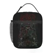 i1952 Heavy Metal Rock Band Slayers Thermal Insulated Lunch Bags Women Resuable Lunch Tote for School OfficeFood Box swg3184