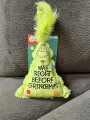 Fetch Cat Kicker The Grinch Dr Seuss Twas The Night Before GrinchmasTree Feather