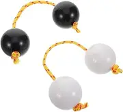 FUTUREORYY African Percussion Instrument Balls 2 Pairs Shaking Balls Versatile Music Practice and Relaxation Tool