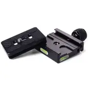 Quick Release Plate + QR Metal Clamp for Manfrotto Arca Swiss Tripod BallHead