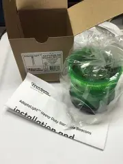 EDWARDS SIGNALING 101FLEDG-N5 ADAPTALIGHT FLASHING LED GREEN NEW IN BOX