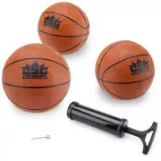 3 Mini Basketballs And Basketball Pump Sbas-102