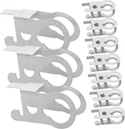 Mipcase 10pcs Pear-Shaped Tube Clips for Lamp Tube Fixing Heat Lamp Clamp Bracket Accessories Lightweight and Versatile Storage for Secure Mounting