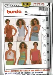 Burda 8633 Sewing Pattern - Tops in Several Styles - in Misses sizes