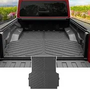powoq Fit 2020-2023 Jeep Gladiator JT Pickup Truck Bed Mat TPE Material All Weather Bed Liner Truck Mat 5 Ft for 2020 2021 2022 2023 Jeep Gladiator Accessories JGJT2023