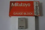 Mitutoyo - 0.900" Steel Gauge Block, Grade 1, 611199