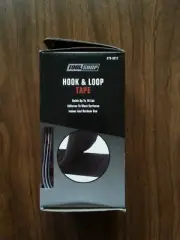 Hook & Loop Tape Adhesive Black 2" W x 4' L