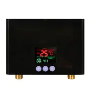 3KW Instant Water Electric Tankless Water Wall-Mounted with LED Display - Designs May Vary