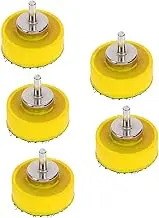Ciieeo 5pcs Grinding Disc Convenient Sanding Discs Pneumatic Sander Disc Polishing Wheel Sander Polish Sanding Tools Round Sanding Manual Hand Sanding Disc Stainless Steel Yellow