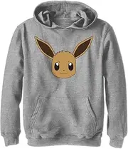[Pokémon] Pokemon Kids Eevee Face Youth Pullover Hoodie