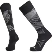 Le Bent Shred Targeted Cushion Snow Sock in Black