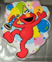 ELMO VINTAGE NEW Jim HENSON Plastic Cake LAY ON Topper Decoration SESAME STREET
