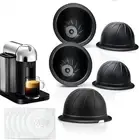 5Pcs Refillable Coffee Capsule Vertuo Pods, 230ml Reusable Refill Vertuoline...