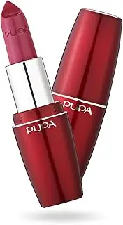 [Pupa Milano] Pupa Volume Lipstick - Effective Volume Enhancing Lipstick - For Fuller And Plumper Lips - With A Creamy And Comfortable Texture - For Amazing Results - 302 Fuchsia Fatal - 0.123 Oz