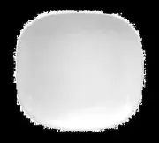 Oneida F9000000151S Buffalo Cream White Ware 10.5" Square Porcelain Plate -1 Doz