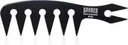 BARBER MARMARA Barbershop Hair Comb Styling Comb for Hair & Beard Shatterproof Flexible Antistatic Grip Comb Double-Sided Heat Resistant Hair Comb Men Barbershop Comb (033)