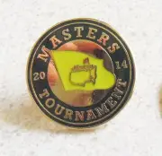 U.S. MASTERS 2014 GOLF ball marker WON BY BUBBA WATSON