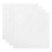 6x6" Canvas Boards for Painting, 4Pack 100%Cotton Blank Canvas Panel, White