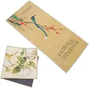 PRETYZOOM 2Pcs Printed Chinese Style Tea Towels Thick and Absorbent Flour Sack Tea Towels for Teaware Kitchen Use Multi Purpose Cleaning Mats for Teapots and Utensils