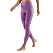 SKINS Compression Series 3 Womens L Skyscraper Tights Activewear/Gym Amethyst