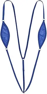 [FEESHOW] Women's Extreme Micro Bikini Sexy One Piece Mini Thong Swimwear Sling Shot Monokini Lingerie