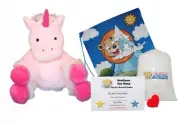 Make Your Own Stuffed Animal 16" "Star the Unicorn" - No Sew - Kit With Cute Bac