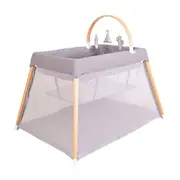 Bebecare Zuri Timber Travel Cot - Natural
