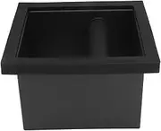 XIASABA Coffee Machine Supplies 20.0×18.0×12.0 Coffee Ground Knock Box Bottomless Rubber PTFE Steel Box for Cafe Box