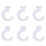 6 Sets Large Swag Ceiling Hooks Heavy Duty Swag Hook with Hardware for Hangin...