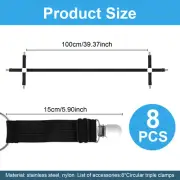 8 Pcs Bed Sheet Straps Fitted Bed Sheet Holder Straps Adjustable Bed Sheet jeKtp