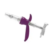 NJP 3ml Phillips Purple Vaccinator Plastic Syringe Livestock Farming Agri Farm