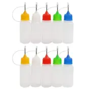 10pcs Tip Applicator Bottle Oil Dispenser Liquid Flux Dispenser