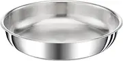 Tefal Ingenio L9720402 Frying Pan 24 cm Induction High-Quality Stainless Steel Stackable Versatile Dishwasher Safe Silver