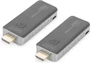 DIGITUS Click & Present Mini - Wireless Presentation System - for Laptop, Tablet, Smartphone - No App/Driver Required - Black DS-55319