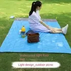 Portable Pocket Beach Blanket Nylon Mini Pocket Picnic Mat Outdoor Accessories