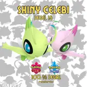 Pokémon Sword and Shield Shiny Celebi (6IV) - FAST DELIVERY!