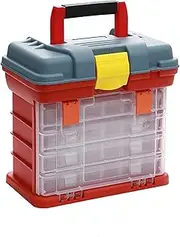 Tackle Boxes 4-Layer Transparent Fishing Box Fishing Storage Box Tool Box