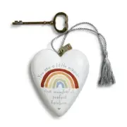 Demdaco - Rainbow Baby - Art Heart