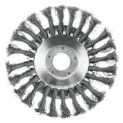 6/8" Weed Brush Steel Wire Trimmer Wheel Garden LawnMower Head Tool Grass Cutter