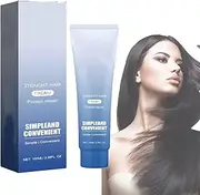 Protein Correction Hair Straightening Cream, Goramblessip Protein Correction Hair Straightening Cream, Straightenand Care 2-In-1 Effect, Silk & Gloss,For Curly Hairand Dry, Smooth Haires (1PC)