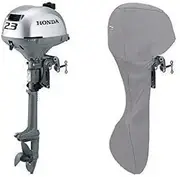 Oceansouth Outboard Motor Full Cover Compatible with Honda (Compatible with Honda 1CYL 57cc BF2.3 Full Cover (S) 15in/418mm Leg (2014>), Outboard Motor Full Cover Compatible with Honda)